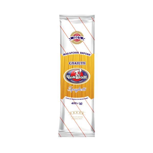 Макаронні вироби ЧЕМПІОН Спагетті, 450 г